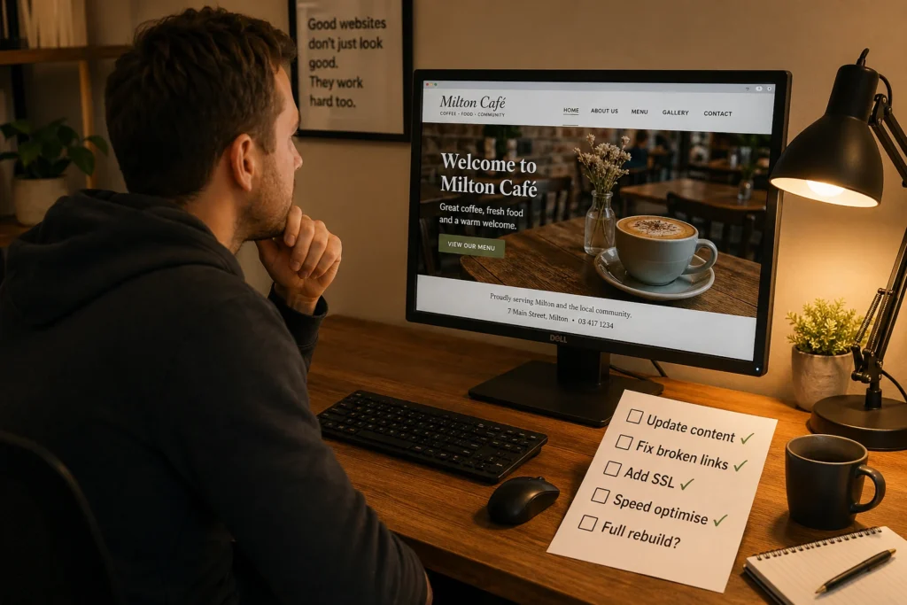 Getting the Most Value from Your Existing Website vs Building a New Website