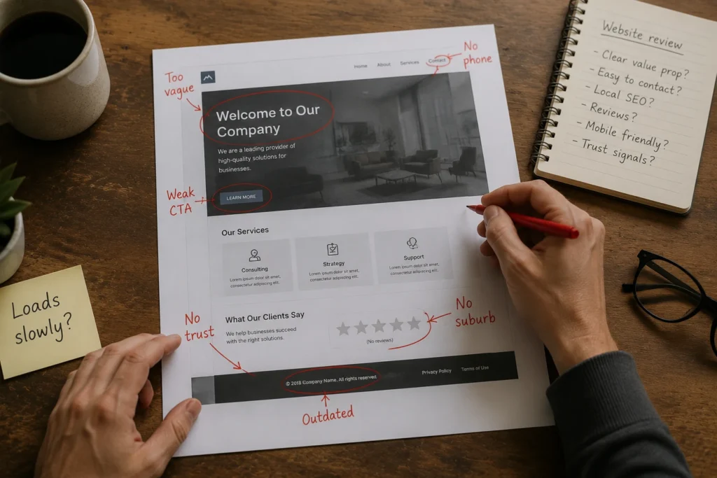 Signs Your Current Website Is Costing You Enquiries