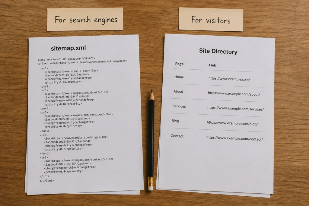 Types of Sitemaps