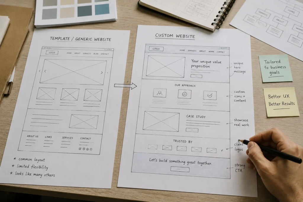 What Custom Web Design and Development Actually Means