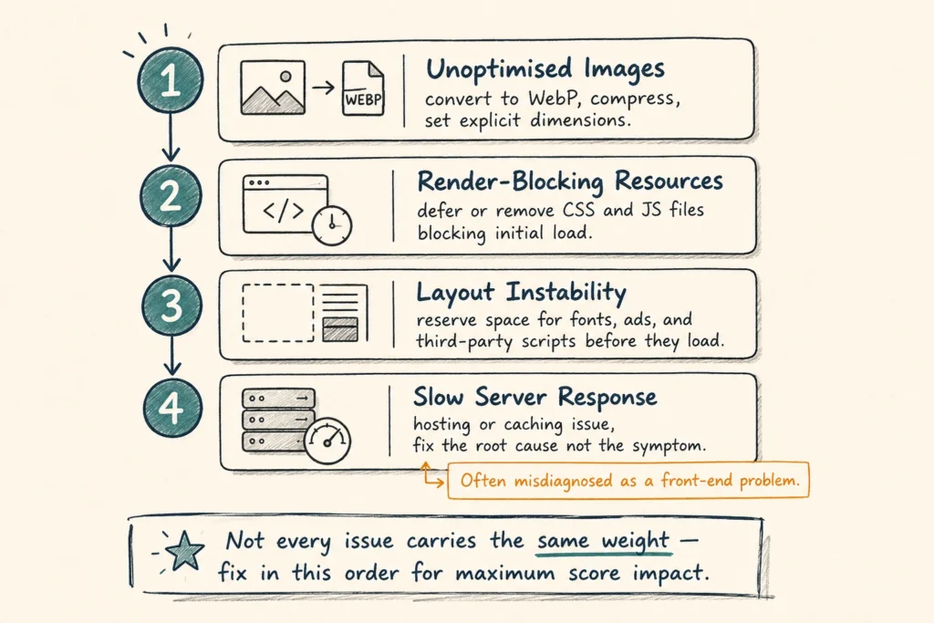 The Fixes a Core Web Vitals Analysis Reveals