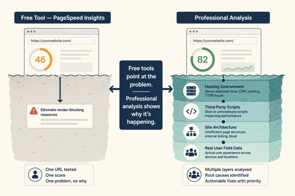 What a Professional Analysis Reveals That Free Tools Miss