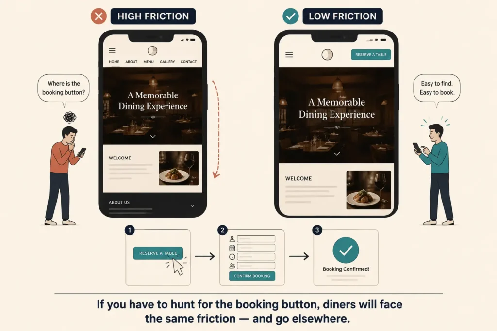 Make Online Ordering and Booking Frictionless