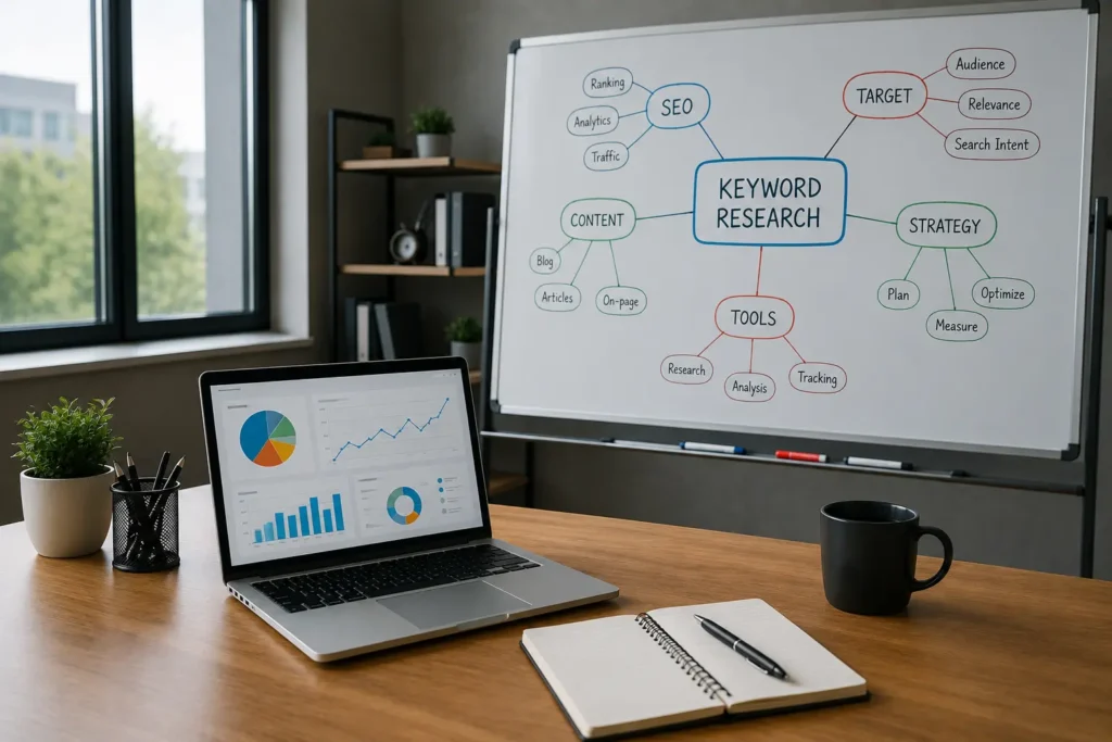 One part of an SEO package: Keyword Research