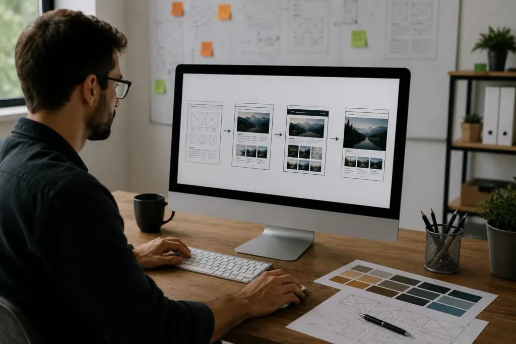 WordPress web design process