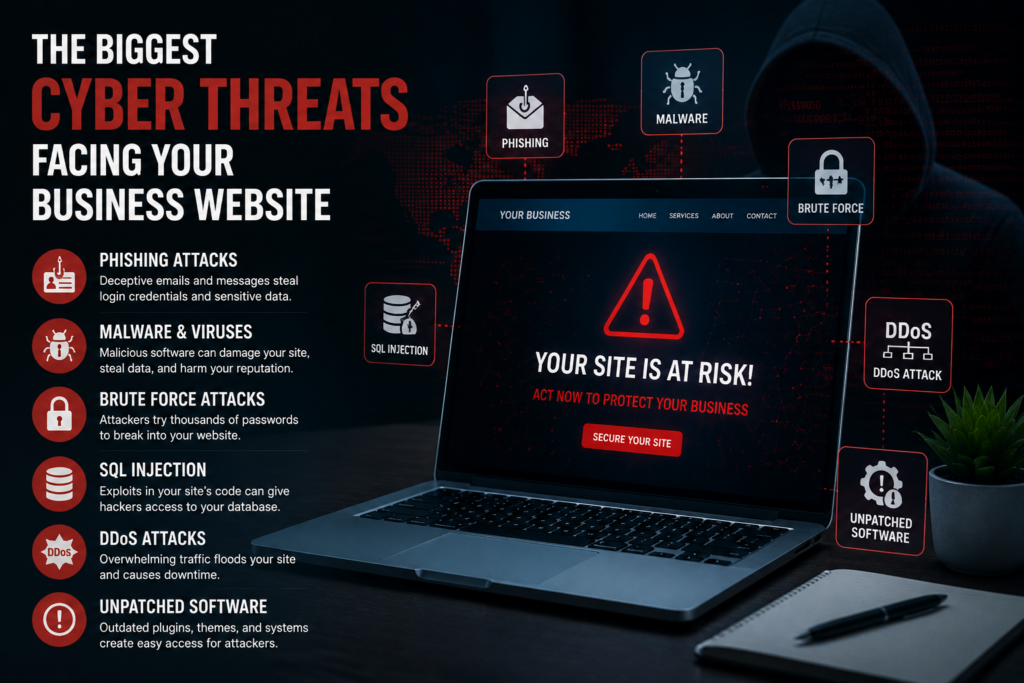 The Biggest Cyber Threats Facing Your Business Website