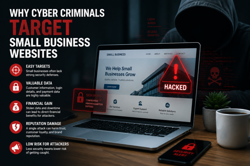 Why Cyber Criminals Target Small Business Websites