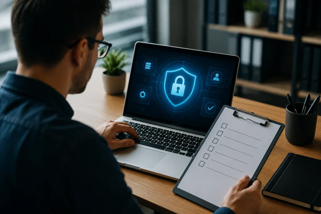 Structured review of your site's security measures